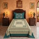 BSB HOME 240 TC Cotton Single Bedsheet