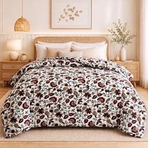 bsb home 500 gsm premium quilt for double bed soft quilted winter quilt warm amp cozy bedding lightweight amp breathable bed quilt durable all season blanket 90 x 90 inches229 x 229 cm - deep ivory