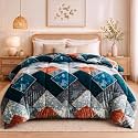 BSB HOME 500 GSM Premium Quilt for Double Bed, Soft Quilted Winter Quilt, Warm & Cozy Bedding, Lightweight & Breathable Bed Quilt, Durable All Season Blanket, 90 x 90 Inches (229 x 229 cm) - Deep Teal