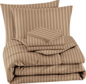 BSB HOME Cotton Double King Sized Bedding Set (Camel Brown, 4PCS Set 1 Comforter 1 Bedsheet 2 Pillow Cover)