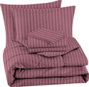 BSB HOME Cotton Double King Sized Bedding Set (Onion Pink, 4PCS Set 1 Comforter 1 Bedsheet 2 Pillow Cover)