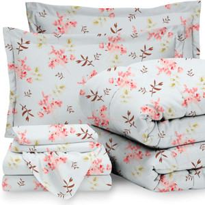bsb home microfiber double king sized bedding set