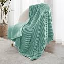BSB HOME Pencil Pattern Flannel Fleece Sherpa