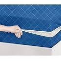 BSB HOME® Premium Cotton Mattress Cover/Protector with Zipper Chain| Available in Provides All Around Protection with 360° Encasing |72"x36" (6x3 ft) - Pack of 1 - Blue