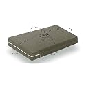 BSB HOME® Premium Cotton Mattress Cover/Protector with Zipper Chain| Available in Provides All Around Protection with 360° Encasing |72"x48" (6x4 ft) - Pack of 1 - Grey