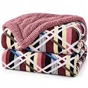 BSB HOME Premium Flannel Fleece Blanket with