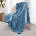 BSB HOME Pencil Pattern Flannel Fleece Sherpa