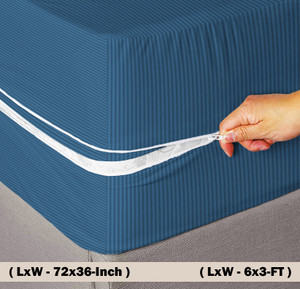 bsb home single size zippered cotton breathable mattress cover