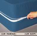 BSB HOME Single Size Zippered Cotton Breathable Mattress Cover