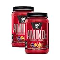 BSN Amino X Muscle Recovery & Endurance Powder, BCAAs, 10 Grams of Amino Acids, Keto Friendly, Caffeine-Free, Support Endurance, Zero Sugar, Fruit Punch, 70 Servings, 35.84 Ounce(Pack of 2)