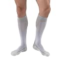 BSN Medical 7529000 JOBST Sock, Knee High, 20-30 mmHg, Closed Toe, Small, White/Grey