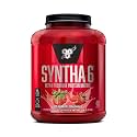 BSN SYNTHA-6 Premium Protein Powder, Strawberry Milkshake, 48 Servings