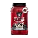 BSN SYNTHA-6 Premium Protein Powder, 8g Fiber, Whey Isolate, 28 Servings