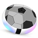 BSP C-Type USB Rechargeable Battery Powered Hover Football Indoor Floating Hoverball Soccer | Air Football Smart | Made in India Fun Toy Best Gift for Kids Boys and Girls 2-10 Years (Transparent)