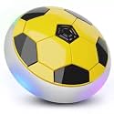 BSP C-Type USB Rechargeable Battery Powered Hover Football Indoor Floating Hoverball Soccer | Air Football Smart | Made in India Fun Toy Best Gift for Kids Boys and Girls 2-10 Years (Yellow)