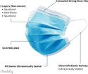 BSRCARES 3 Ply Protective Face Mask BFE