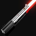 BSTSABER Upgrade App Control ANK Lightsaber, Smooth Swing 34 Sets Sound Effects 12 Light Effects and 16 Colors Change, Metal Dueling Light Saber for Adults Cosplay Gift (Pixel-ANK)