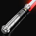 BSTSABER Upgrade App Control Lk Lightsaber, Smooth Swing 34 Sets Sound Effects 12 Light Effects and 16 Colors Change, Metal Dueling Light Saber for Adults Cosplay Gift (Pixel-LK)