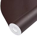 BSZHTECH Self Adhesive Leather Repair Patch Tape for Couch Sofa Dark Brown