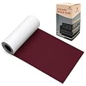 BSZHTECH Self Adhesive Leather Repair Patch Tape for Couch Sofa Wine Red
