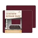 BSZHTECH Self Adhesive Leather Repair Patch Tape for Couch Sofa Wine Red