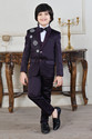 BT DEZINES 5 Piece Coat Suit Set With Shirt, Pant, Waistcoat & Tie for Boys Embroidered Boys Suit