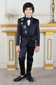 BT DEZINES 5 Piece Coat Suit Set With Shirt, Pant, Waistcoat & Tie for Boys Embroidered Boys Suit