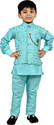 BT DEZINES Boys Festive & Party, Wedding Kurta, Waistcoat and Pyjama Set (Light Blue Pack of 1)
