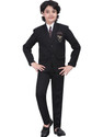 BT DEZINES Coat Pant Suit Set Solid Boys Suit