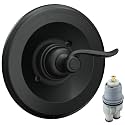 BT14096 Matte Black Replacement for Windemere 14 Series Single-Function Trim Kit Handle (RP46074 Cartridge Included),Compatiable with Delta Shower Faucet System Valve R10000 Series(Valve Not Included)