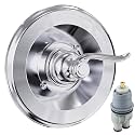 BT14096 Replacement for Windemere 14 Series Single-Function Trim Kit Handle (RP46074 Cartridge Included),Compatiable with Delta Shower Faucet System Valve R10000 Series,Chrome,(Valve Not Included)