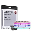 BTF-LIGHTING 9.8FT UL Listed RGB COB LED Strip DC12V Color Changing Light