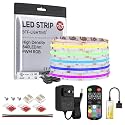 BTF-LIGHTING 16.4FT RGB Color Changing UL Listed DC24V COB LED Strip Kit