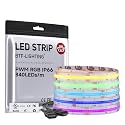 BTF-LIGHTING IP66 RGB COB LED Strip DC24V 16.4FT Color Changing Light