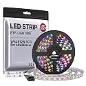 BTF-LIGHTING WS2812B IC RGB LED Strip,UL Listed,DC5V 16.4FT 300LED IP67