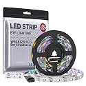 BTF-LIGHTING WS2812B IC RGB LED Strip,UL Listed,DC5V 16.4FT 150LED IP30