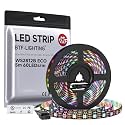 BTF-LIGHTING WS2812B IC RGB LED Strip,UL Listed,DC5V 16.4FT 300LED IP65