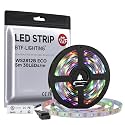BTF-LIGHTING WS2812B IC RGB LED Strip,UL Listed,DC5V 16.4FT 150LED IP67