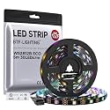 BTF-LIGHTING WS2812B IC RGB LED Strip,UL Listed,DC5V 16.4FT 150LED IP30