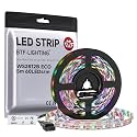 BTF-LIGHTING WS2812B IC RGB LED Strip,UL Listed,DC5V 16.4FT 300LED IP30