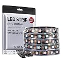 BTF-LIGHTING WS2812B IC RGB LED Strip,UL Listed,DC5V 16.4FT 300LED IP67