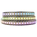 BTF-LIGHTING WS2812B IC RGB LED Strip,UL Listed,DC5V 3.28FT 144LED IP65