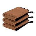 Microfiber Cleaning Cloth, 30x40 cms 600 GSM | Highly Absorbent,Lint and Streak Free, Multi-Purpose Wash Cloth for Kitchen,Car,Window,Stainless Steel,Silverwear (D.Brown_40x40cms) Pack of 3
