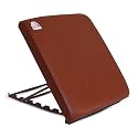 BTH Company Bed Backrest for Patients, 60x60cm, 2inch Cushion, 4 Levels of Adjustment, Brown, Ideal for Relaxing, Work from Home, Recovering from Neck &amp; Spinal Injuries