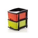 BTOS Multipurpose Drawer Plastic Modular Chest Storage Organizer Home, Office, Parlor, School, Doctors, Home and Kids (2XL, Multicolour)