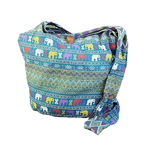 BTP Thai Cotton Hippie Hobo Sling Crossbody