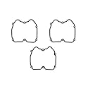BTS-2429537 Valve Cover Gasket Set, Compatible with Caterpillar C15 C18 3406E, Aftermarket Replacement for OEM# 2429537, 3 PCS Set, Junta de Tapa de Válvulas
