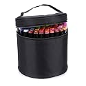 BTSKY Multifunction Marker Case - Zippered Canvas Pen Bag for 80 Markers