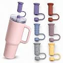 BTYHAOS Straw Covers, Dust Proof Straw Toppers Fit Stanley 30 40oz Tumbler