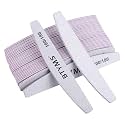 BTYMS 25Pcs 100/180 Grit Nail File and Buffer Professional Double-Sided Emery Boards for Acrylic, Gel &amp; Natural Nails